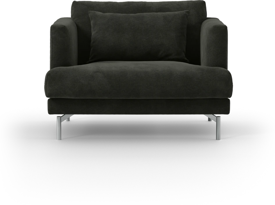 Harper - Fåtölj, 80 cm - Svart
