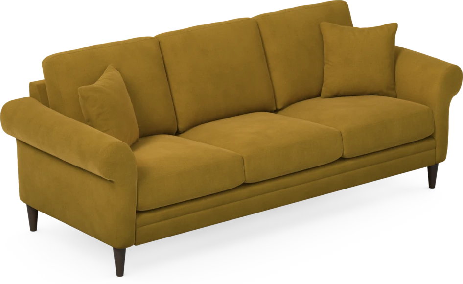 Eden - 3-sits soffa - Gul