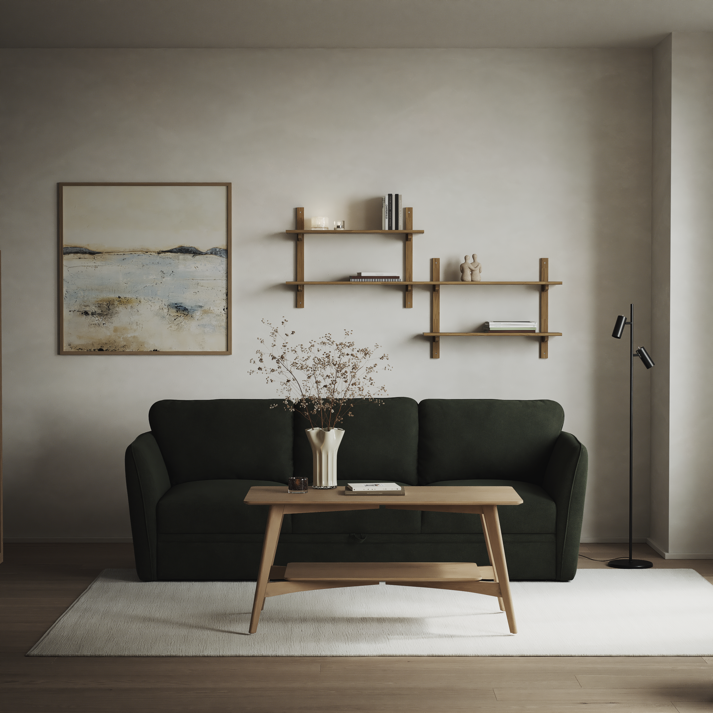 Öland - Bäddsoffa 3-sits, längsbäddad - inspiration