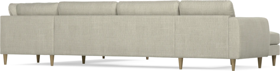 Bridge - Hörnsoffa, 3+2-sits med schäslong vänster - Beige