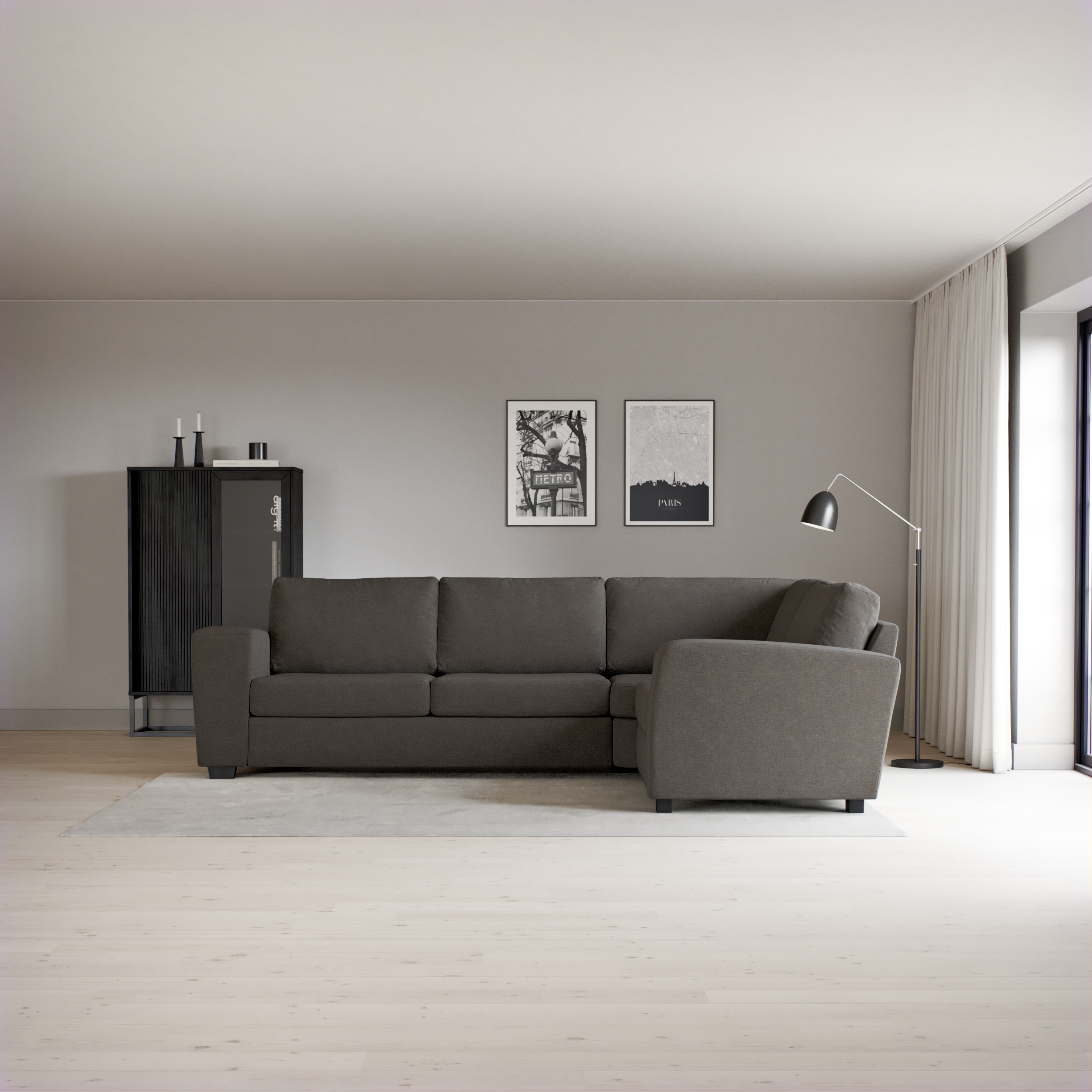 Friday, Hörnsoffa, 2,5+1,5-sits