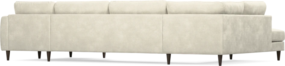 Bridge - 3-sits soffa med divan vänster och schäslong höger - Vit
