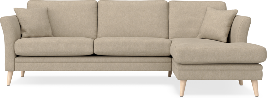 Eden - 2,5-sits soffa med schäslong - Beige