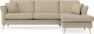 Eden - 2,5-sits soffa med schäslong - Beige