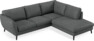 Madison - 2-sits soffa med divan höger - Grå