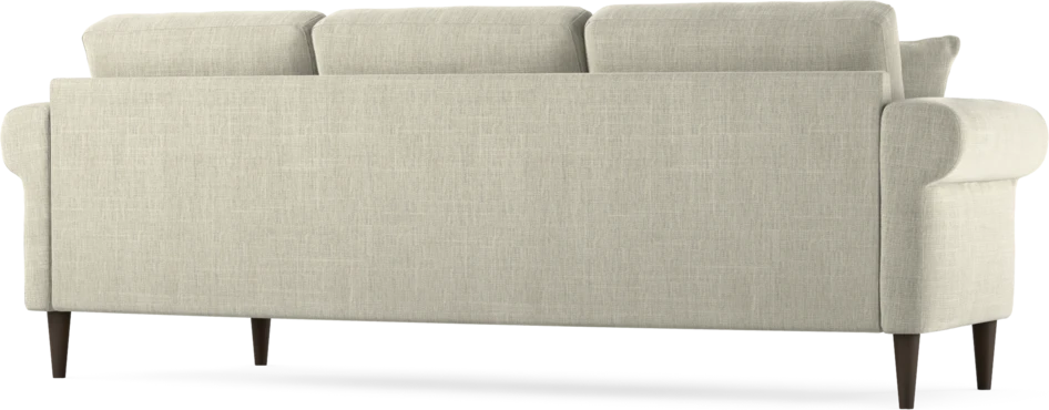Eden - 3-sits soffa svängd - Beige