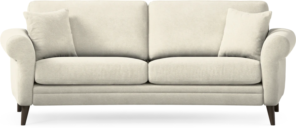 Eden - 2,5-sits soffa svängd - Vit
