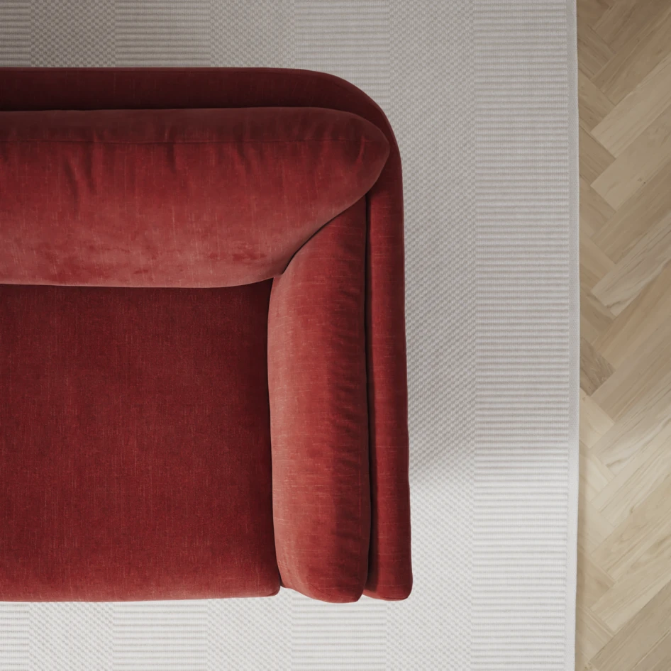 Madison Klädsel - Klädsel till 3-sits soffa - Rosa