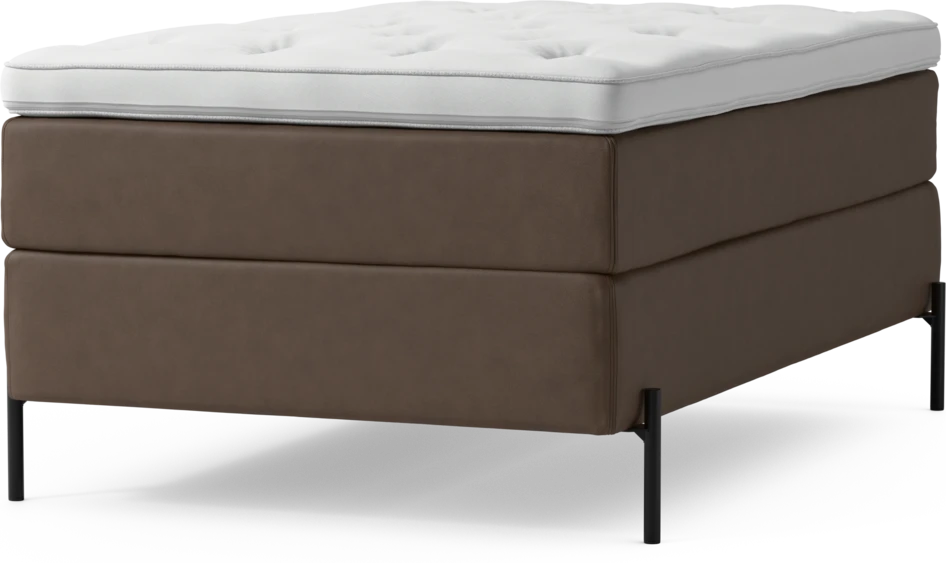Delux Exclusive - Kontinentalsäng, enkelsäng 120 cm med bäddmadrass och sängben