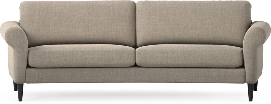 Bridge - 3-sits soffa svängd - Beige