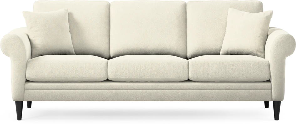 Eden - 3-sits soffa - Vit