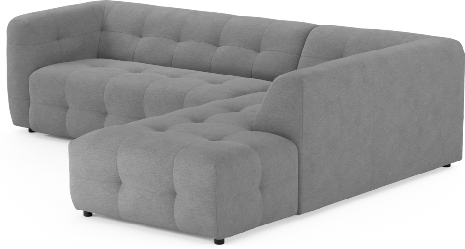Bella - 3-sits soffa med divan höger - Grå