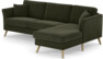 Eden - 2,5-sits soffa med schäslong - Grön