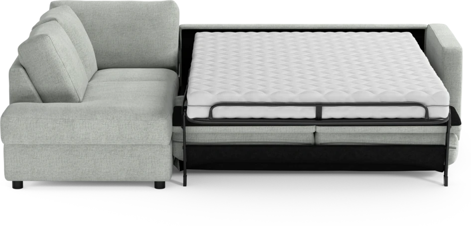 Lindö - Bäddsoffa 2,5-sits med divan - Grå