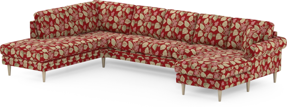 Eden - 3-sits soffa med divan vänster och schäslong höger - Flerfärgad
