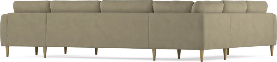 Bridge - Hörnsoffa, 2+3-sits med schäslong höger - Beige