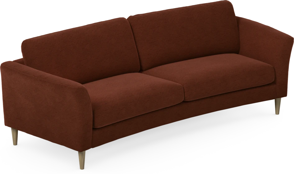 Bridge - 3-sits soffa svängd - Orange