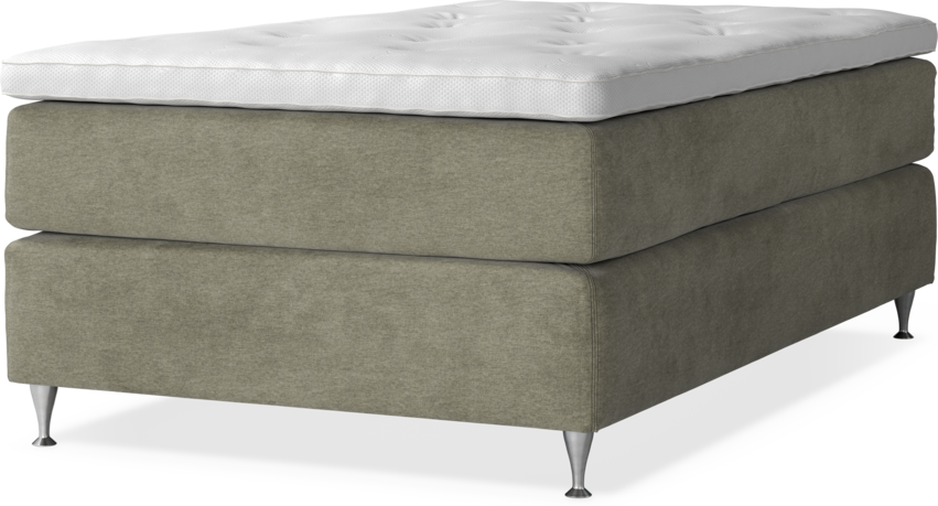 Delux Dream - Kontinentalsäng, enkelsäng med bäddmadrass - Beige