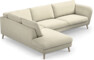 Madison - 3-sits soffa med divan vänster - Vit