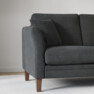 Eden - 2,5-sits soffa med divan - Svart