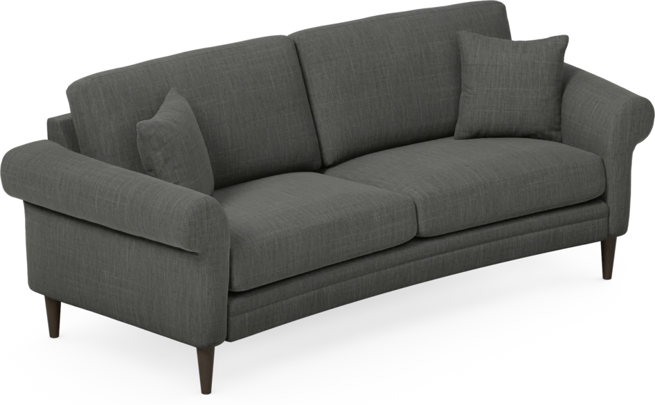 Eden - 2,5-sits soffa svängd - Grå