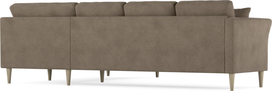 Eden - Hörnsoffa, 3+2-sits - Brun