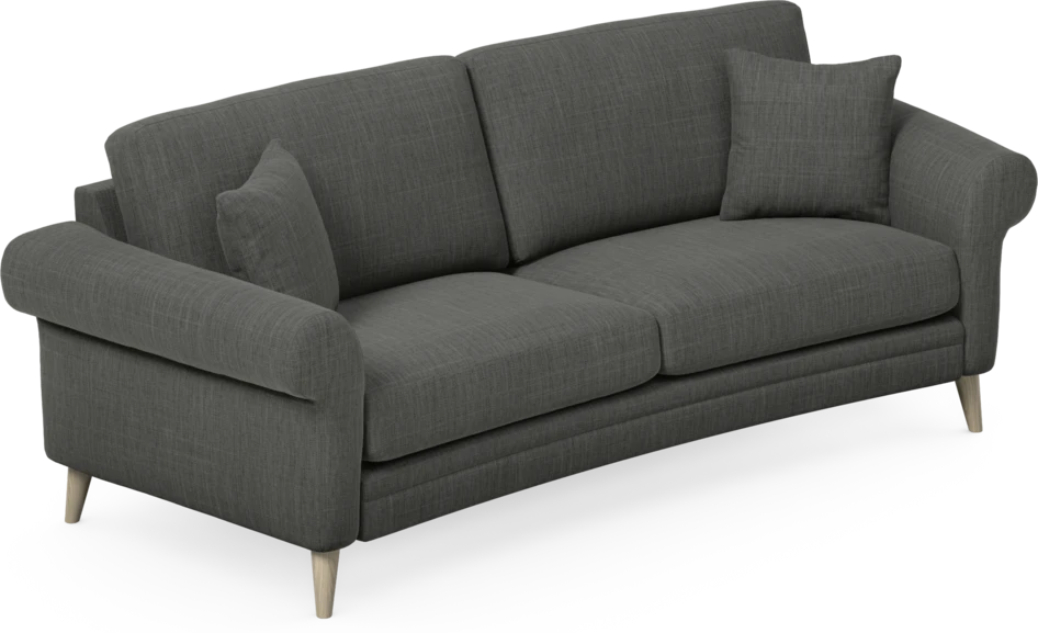 Eden - 2,5-sits soffa svängd - Grå