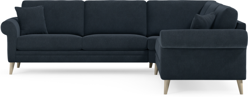 Eden - Hörnsoffa, 2,5+2,5-sits - Blå