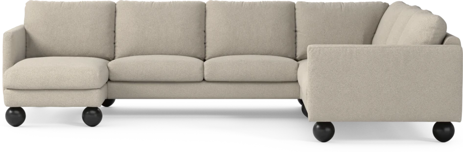 Madison Lux - Hörnsoffa med schäslong vänster - Beige