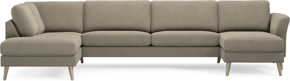 Bridge - 3-sits soffa med divan vänster och schäslong höger - Beige