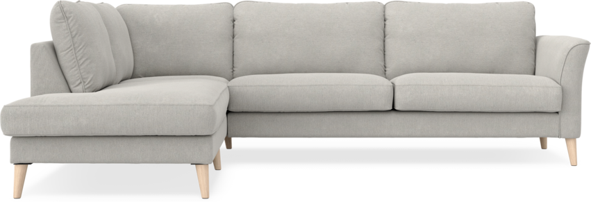 Bridge - 3-sits soffa med divan vänster - Grå