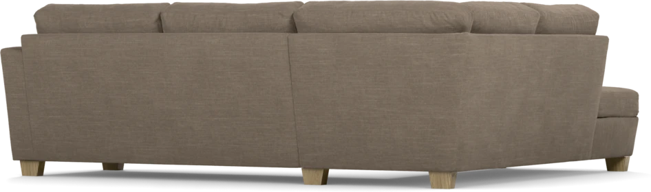 Friday - 2,5-sits soffa med divan vänster - Brun