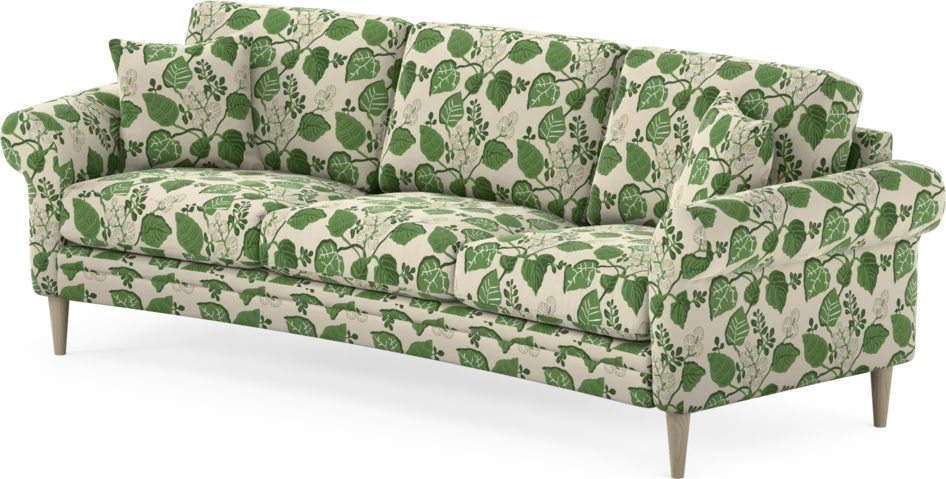 Eden - 3-sits soffa svängd - Flerfärgad