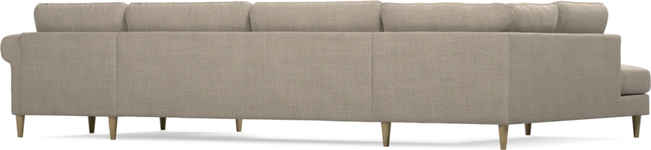 Bridge - 3-sits soffa med divan vänster och schäslong höger - Beige