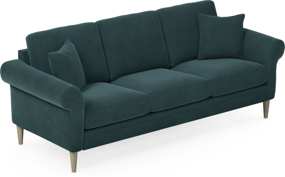 Eden - 3-sits soffa - Blå