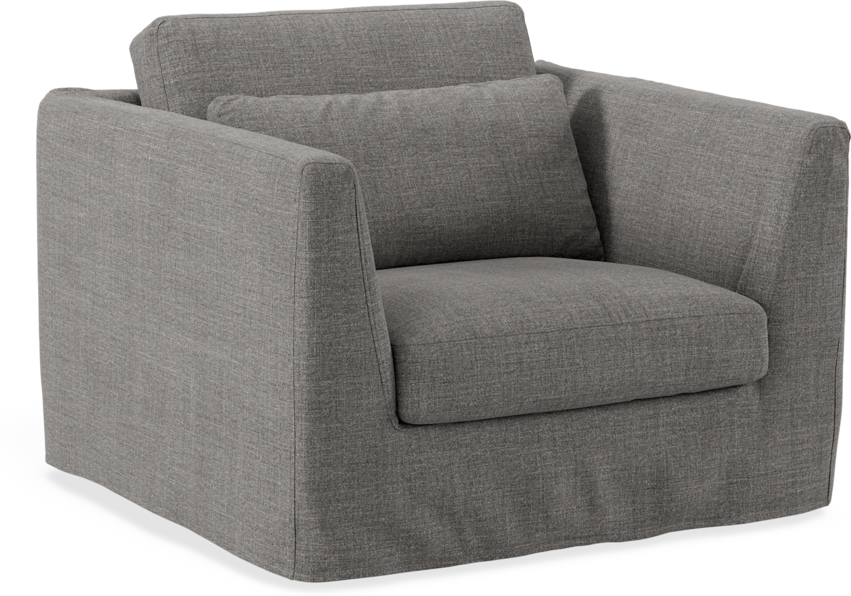 Willow - Fåtölj, med kappa - Grå