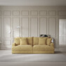 Rossi - 3-sits soffa - Gul