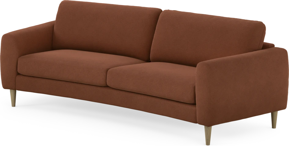Bridge - 3-sits soffa svängd - Orange