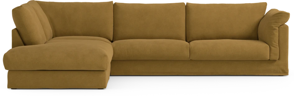 Cherrie Klädsel - Klädsel till 3-sits soffa med divan vänster - Orange