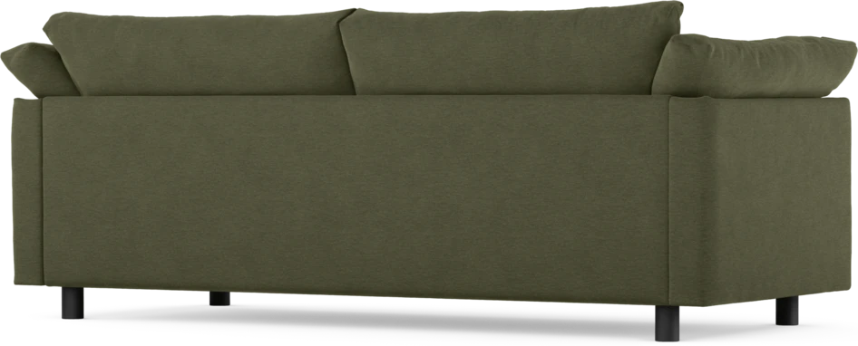 Cherrie - 2,5-sits soffa, hel dyna, fast klädsel - Grön