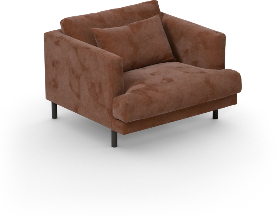 Harper - Fåtölj, 80 cm - Orange