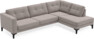 Rio - 3-sits soffa med divan höger - Grå