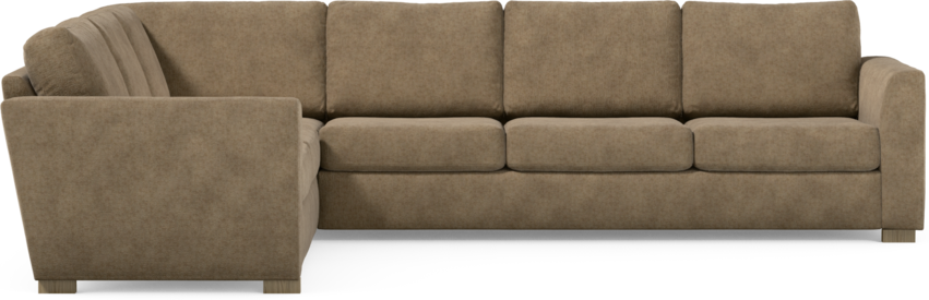 Friday - Hörnsoffa, 2+3-sits - Brun