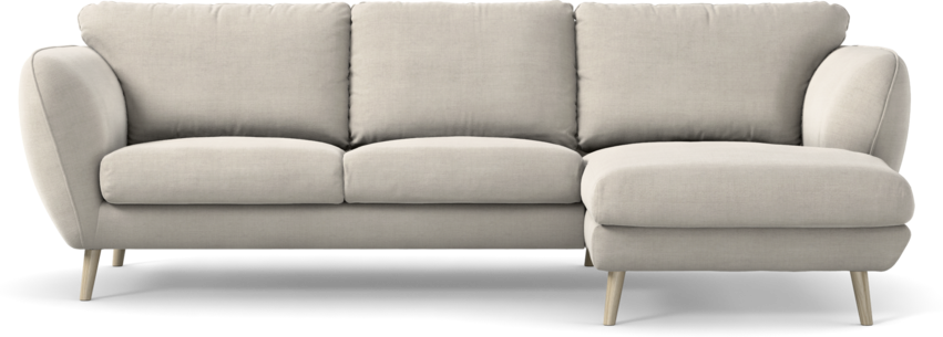 Madison - 2-sits soffa med schäslong höger - Beige