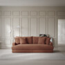 Rossi - 3-sits soffa, hel dyna - Orange