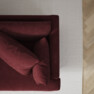 Harper - 3-sits soffa, hel dyna - Rosa