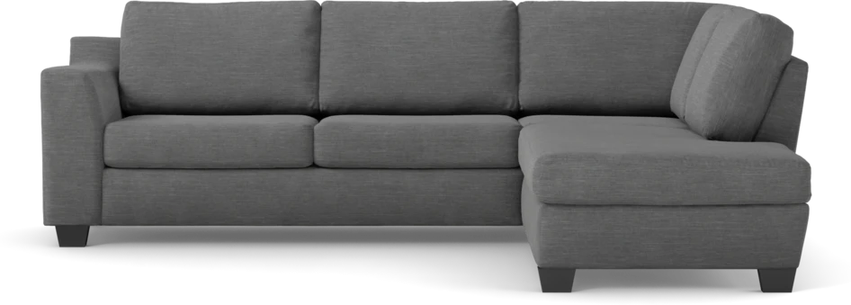 Friday - 2,5-sits soffa med divan höger - Grå