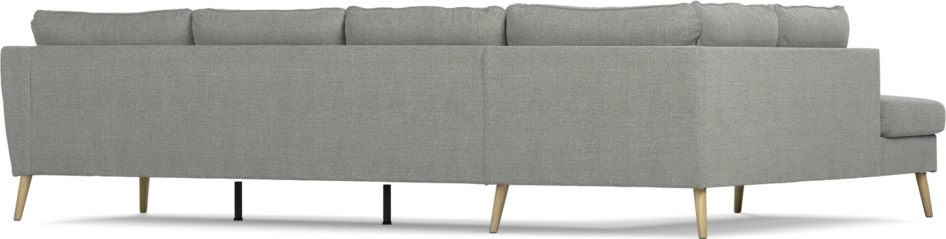 County - 3-sits soffa med divan vänster - Grå