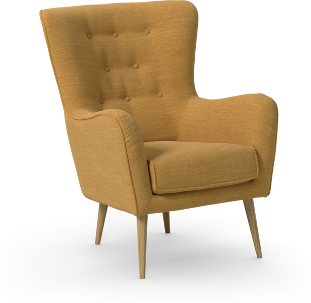 Cordelia - Fåtölj - Gul