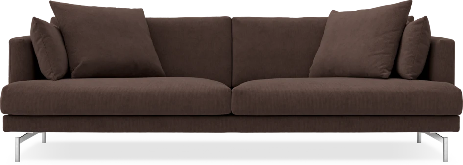 Harper - 4-sits soffa - Brun